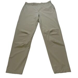 Fabletics The Don Trouser Classic Fit Khaki Twill Men's 34x32 RepelKnit